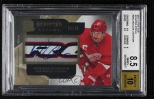 2011 The Cup Scripted Sticks 23/35 Nicklas Lidstrom #S-NL BGS 8.5 Auto HOF b3h
