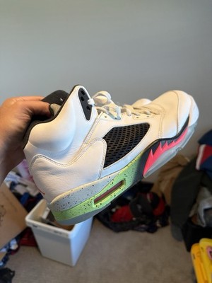 Jordan 5 Retro Poison Green Size 12 Mens Excellent Condition No Box
