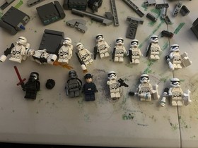 LEGO Star Wars First Order Transporter and More 85% Complete W/ Minifigures Lot