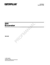 Caterpillar Cat 225 Excavator Parts Catalog Manual ser 76U1-693