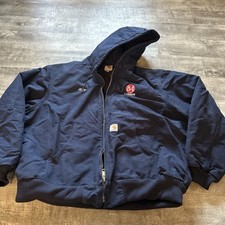 Made In USA Vintage Carhartt Embroidered Jacket 2XL Excellent Condition J140-DNY