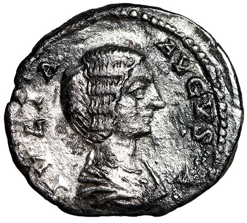 EGYPTIAN GODDESS Roman Silver Denarius Coin w COA Isis and Horus ...