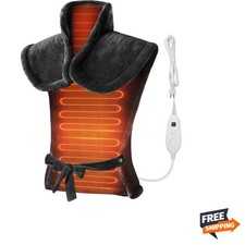 Heating Pad for Neck and Shoulders and Back, Heated Pad for Back Pain Relief,...
