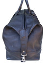 Cambridge Luxury Soft Pebbled Leather Overnight Duffel Bag Weekender Carry On — photo 4