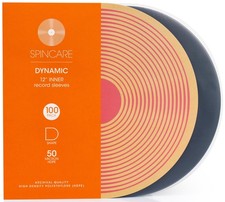 SPINCARE Dynamic 12" Anti-Static Inner Vinyl LP Record Sleeves Covers 100 Pack