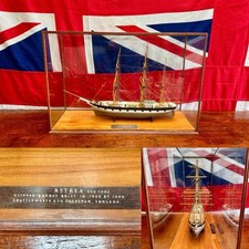 Superb Glass Cased Scratch Built Model of the Clipper Barque &ldquo;Astrea&rdquo; c.1866