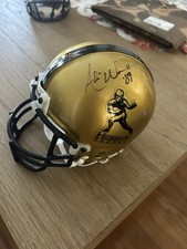 ANDRE WARE SIGNED HELMET HEISMAN GOLD HOUSTON COUGARS 1989 QB AUTHENTIC COOGS UH