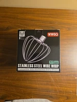 QAP WW6G Stainless Steel Wire Whip for KitchenAid 6QT Bowl-Lift Stand Mixer NOB