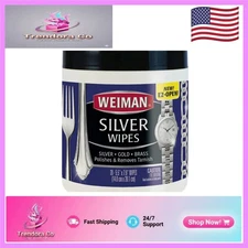 20-Count Jewelry Polish Wipes - Ammonia-Free Tarnish Remover for All Metals