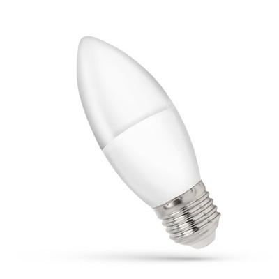 LED E27 C37 Kerzenform 8W = 56W 230V 710lm 160° Warmweiß 3000K
