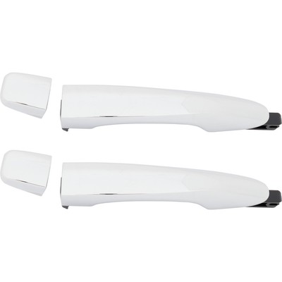 Exterior Door Handles Set of 2 Rear Driver & Passenger Side Left Right Pair