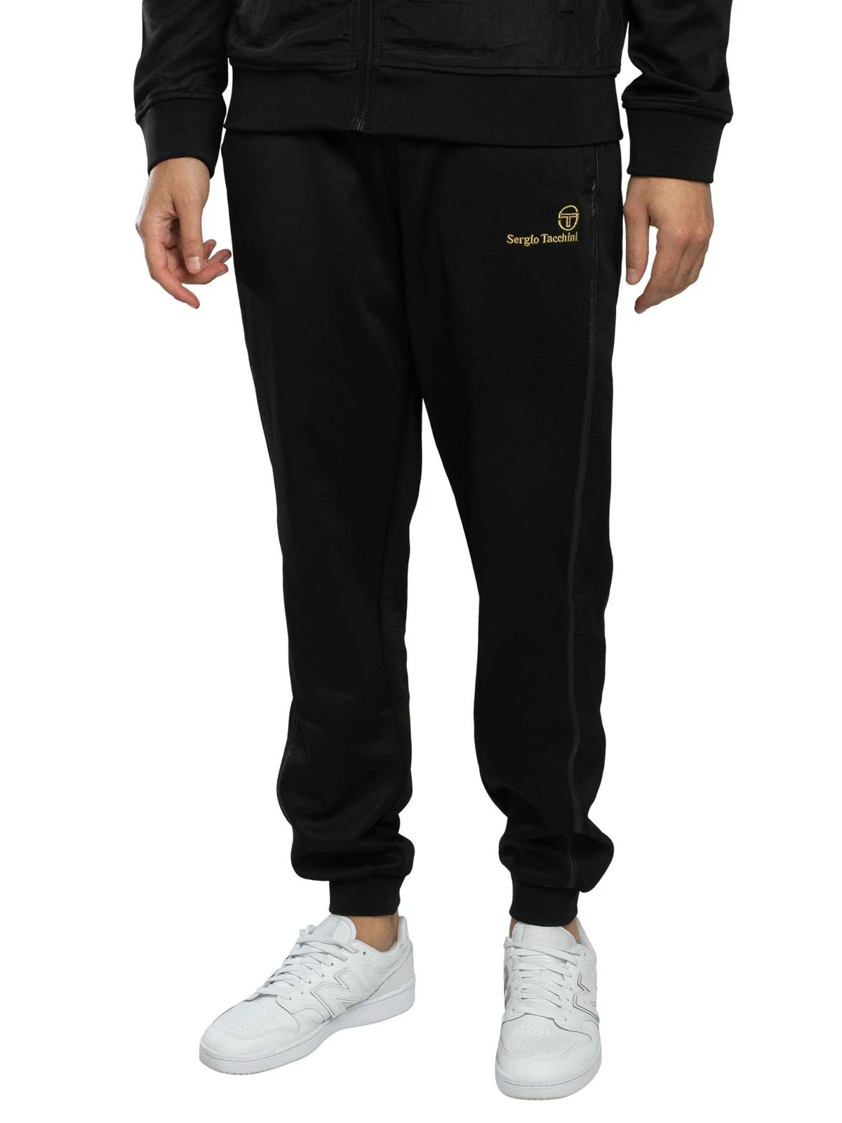 Sergio Tacchini Men's Cassio Track Joggers, Black