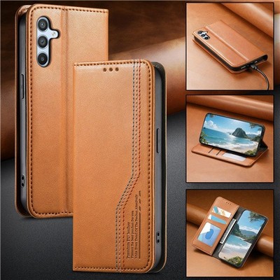 Für Samsung Galaxy A57 A56 A17 A36 A26 A16 Wallet Case Leder Flip Handy Hülle