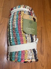 Large 48 x 66 in. Huntington Home Handwoven Chindi Rag Floor Rug