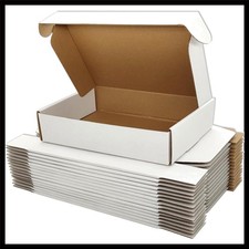 White Corrugated Mailing Boxes 7x5x2 Inch for Packaging and Shipping