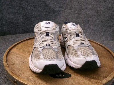 New Balance Mens 530 MR530SG White Blue Mesh Lace Up Running Shoes