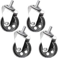 Transmission Jack Casters 4 Pack Cast Iron Replacement Wheels Parts