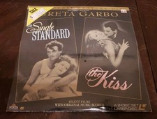The Single Standard/The Kiss Laserdisc Double Feature Greta Garbo Sealed W33