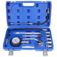 11pcs Engine Compression Tester Adapter Kit Automotive Engine Cylinder Leak