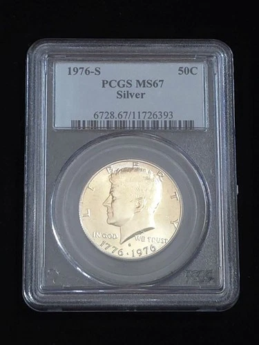1976-S Kennedy Silver Half Dollar PCGS Graded MS67 #11726393