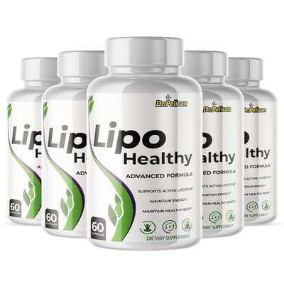 Lipo Healthy- Keto & Weight Support- 5 Bottles- 300 Capsules