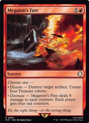 Megaton's Fate PIP 61 English NM - MTG