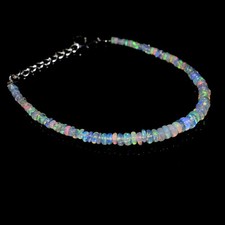 Ethiopian White Opal Bracelet