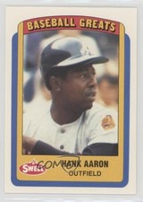 1990 Swell Baseball Greats Hank Aaron #2 HOF 02v3
