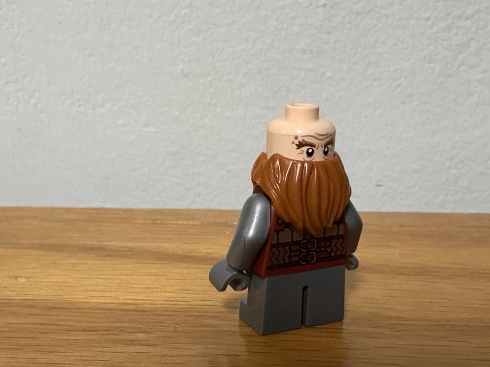 LEGO Dain Ironfoot Dwarf Minifigure LOTR The Hobbit - lor107 79017 - Image 2 of 4