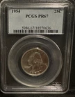 1954  PCGS PR67 WASHINGTON QUARTER