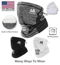 [3 Packs]Face Mask Neck Gaiter Bandana Scarf Headbands