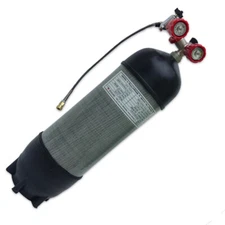 Acecare 6.8L CE 30Mpa Scuba Bottle Carbon Fiber Cylinder Tank Diving Filling Kit