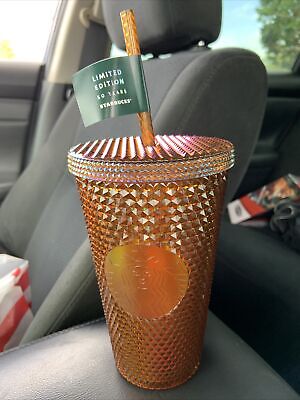 Starbucks 2021 Limited Edition 50 Years Copper Iridescent Studded 16oz Tumbler