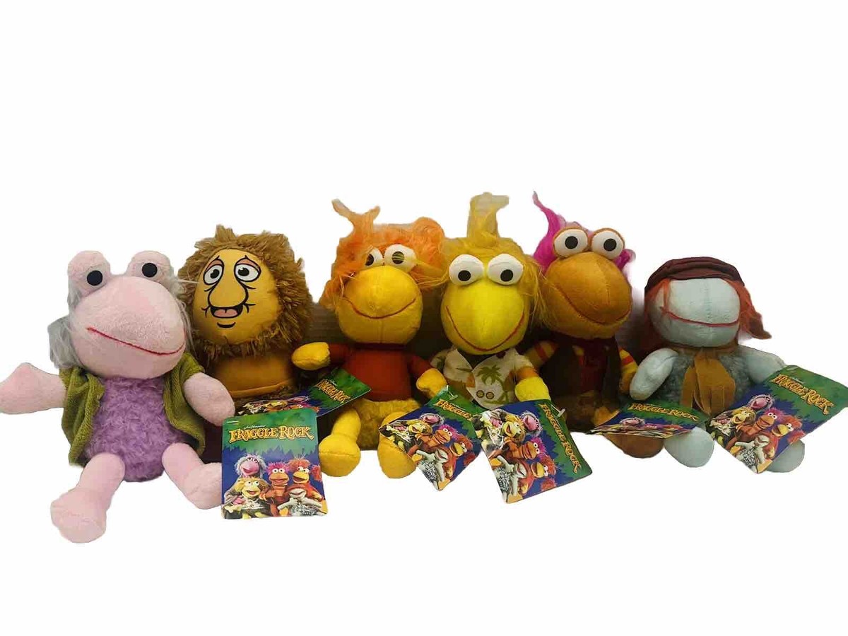 Full Brand New Jim Hensons Fraggle Rock Muppets Plush Set of 6, 7