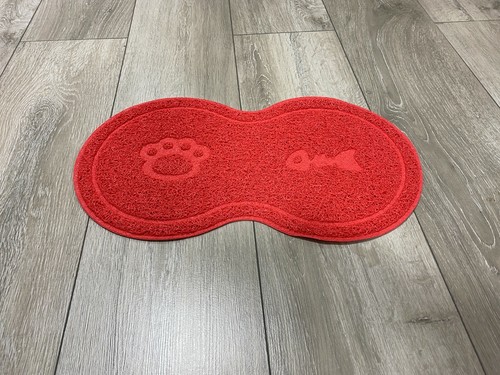Alfombra de alimentación para mascotas perros cachorros gatos almohadilla linda cama de PVC tazón de comida mantel Reino Unido - Imagen 47 de 71