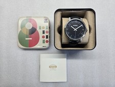 RELOJ HOMBRE FOSSIL 44 MM ESFERA NEGRA CORREA CUERO NEGRO BQ2248 USADO