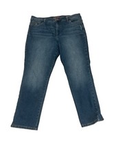 Gloria Vanderbilt Jeans Sz 18 Womens Amanda 2.0 Slim Leg High Rise Dark Wash