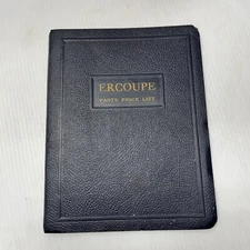 Ercoupe Airplane Parts Price List Book. 1954