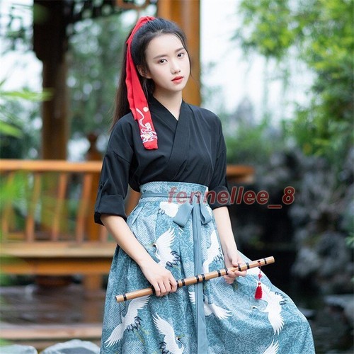 Kimono Dress Women Japanese Style Kawaii Vintage Party Dance Costume Cosplay - Picture 3 of 27