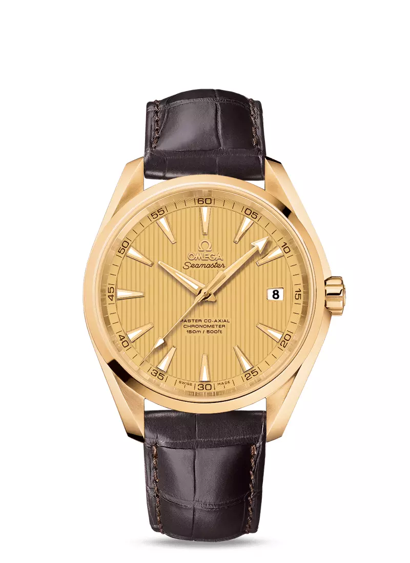 New Omega 18K Solid Gold Seamaster Aqua Terra Co axial Watch 231.53.39.21.08.001