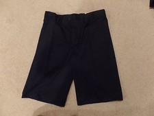 Boys, Arizona Jeans, School Uniform Shorts,Size:12 Husky, Flat Front, Blue,NWT