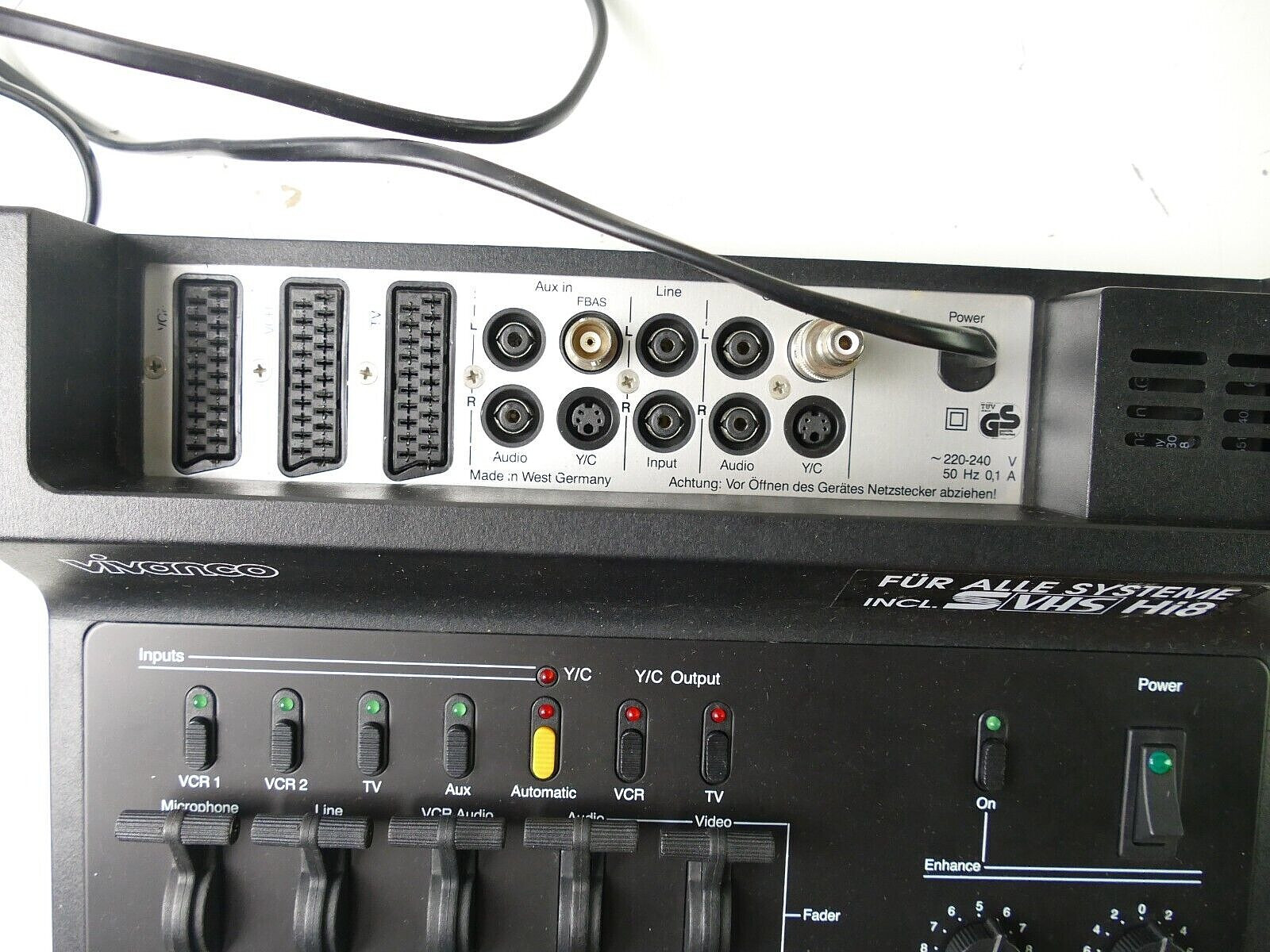 Vivanco VCR 3066 SVHS Hi8 Audio Video Processor eBay