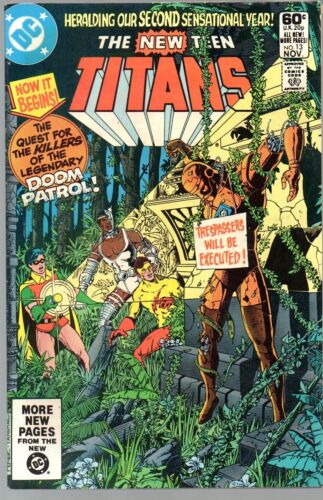 Nuevo Teen Titans 13 Doom Patrol DC 1981 - Imagen 1 de 2