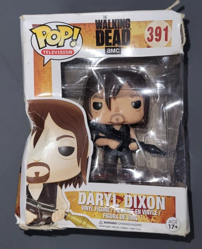 Funko Pop AMC Walking Dead Daryl Dixon 391 NEW, DAMAGED BOX SEE PICS