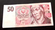 Czech-Republic-1997-50 Korun Banknote-Circulated
