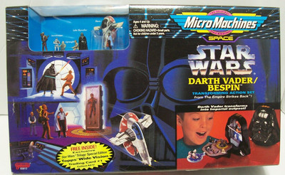 GALOOB MICRO MACHINES STAR WARS DARTH VADER/BESPIN PLAYSET *MINT IN BOX*