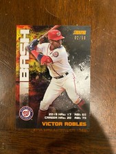 2020 Stadium Club Bash and Burn Orange #BAB10 Victor Robles /50