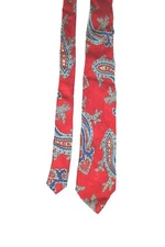 Mark Pendleton100% Silk Men Designer Tie Red