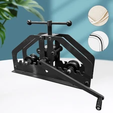 Manual Tube Roller Bender Pipe Roller Heavy Duty 1.5" Round Pipe Roller Tool 