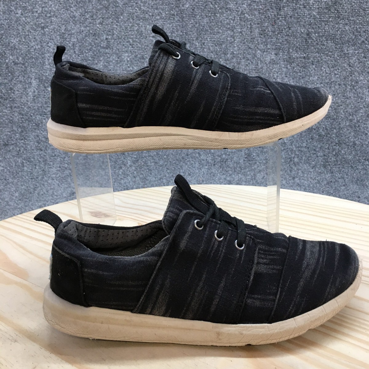 Toms Shoes Womens Del Rey Casual Low Sneakers 710516 Black